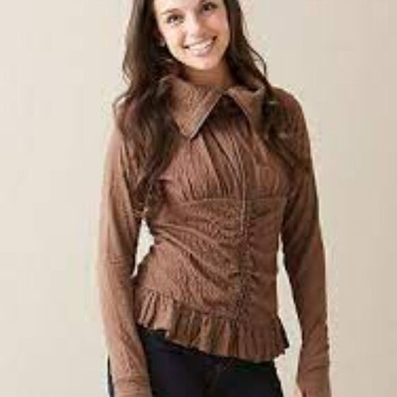 MATILDA JANE PAINT BY NUMBERS BROWN STEALTH JACKET SIZE SMALL - Picture 2 of 10